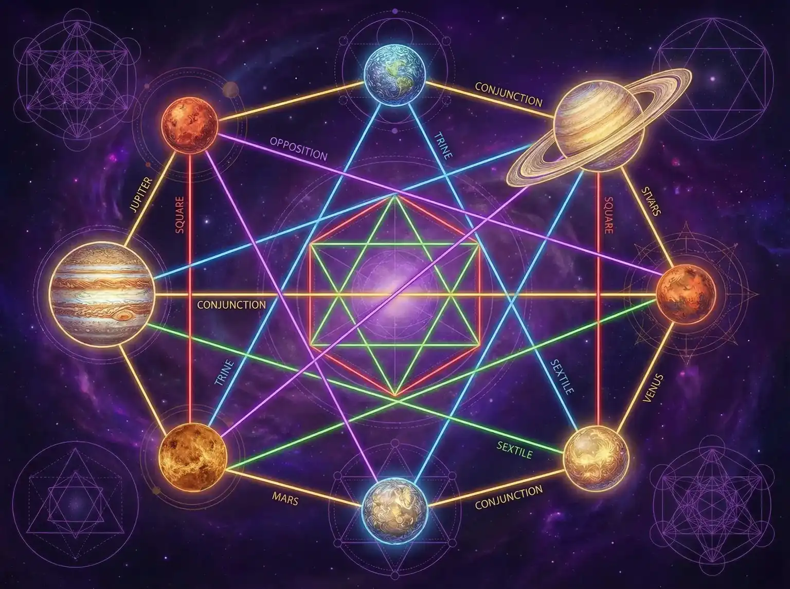 行星相位解读 - 踩踏小说 | 占星学进阶